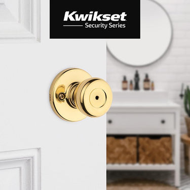 Kwikset Tylo Polished Brass Privacy Knob