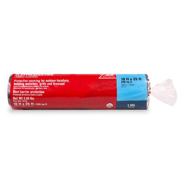 Ace Plastic Sheeting 3 mil X 10 ft. W X 25 ft. L Polyethylene Black 1 pk