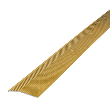 M-D Building Products 0.375 in. H X 2 in. W X 36 in. L Satin Brass Aluminum Carpet Trim