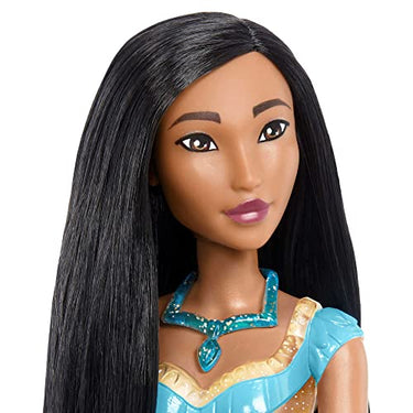 Disney Princess Pocahontas 11 Inch Fashion Doll with Black Hair Brown Eyes & Necklace Accessory