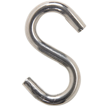 Hampton Medium Silver Stainless Steel 1.43 in. L S-Hook 40 lb 1 pk