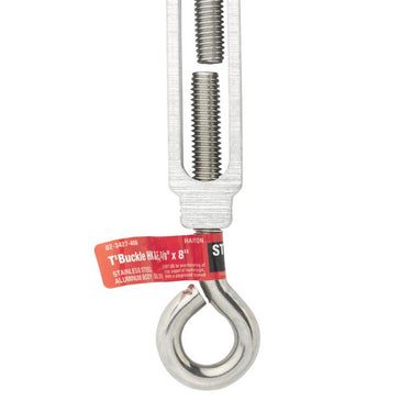Hampton Zinc-Plated Stainless Steel 0.327 in. D Turnbuckle 350 lb 8 in. L