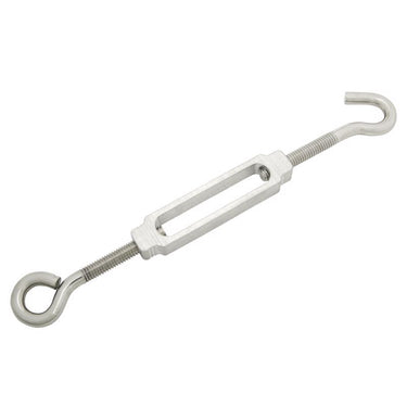 Hampton Zinc-Plated Stainless Steel 0.327 in. D Turnbuckle 350 lb 8 in. L