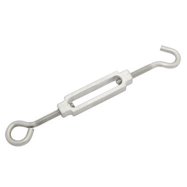Hampton Zinc-Plated Stainless Steel 0.207 in. D Turnbuckle 160 lb 5-3/8 in. L