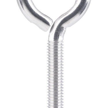 Hampton 3/8 in. X 4 in. L Stainless Stainless Steel Eyebolt Nut Included
