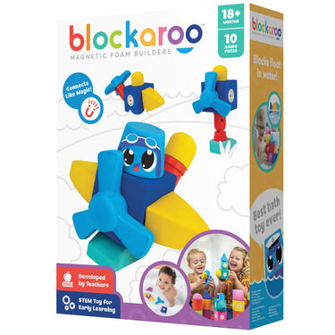 Blockaroo Magnetic Foam Blocks - Small Plane