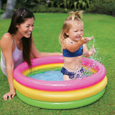 Intex Sunset Glow Inflatable Kiddie Pool - 34" x 10"