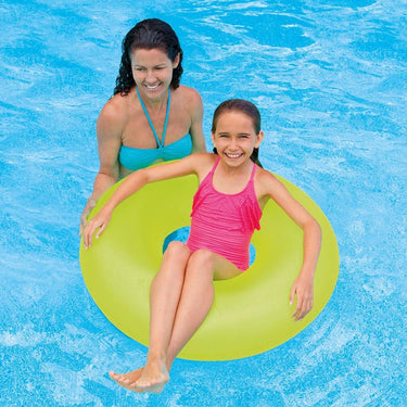 Intex Neon Frost Inflatable Pool Swim Tubes (1 Tube)