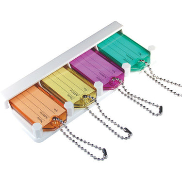 HILLMAN Metal/Plastic Assorted Labeling/ID Key Holder
