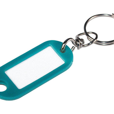 Hillman Metal/Plastic Assorted Labeling/ID Key Ring