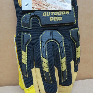STIHL Outdoor PRO Gloves Black/Yellow L 1 Pair