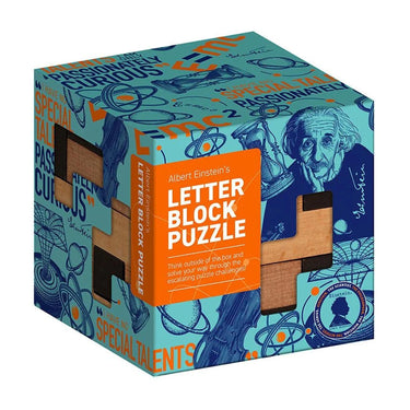 Einstein’s Letter Block Puzzle