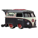 Black and cream Volkswagen Kool Kombi van with Dracula graphics and red wheels