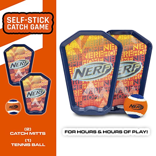 Load image into Gallery viewer, NERF Self-Stick Toss and Catch Tennis Ball Game with Paddles - Outdoor Games at Academy Sports
