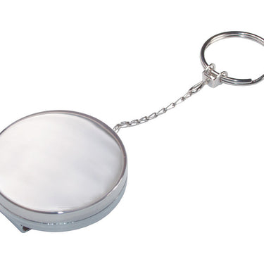 HILLMAN Steel Silver Retractable Cord Keychain
