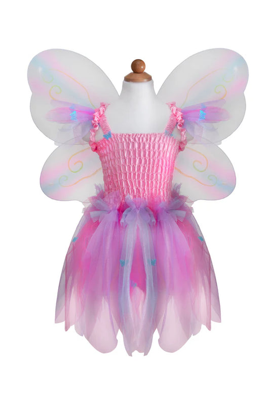 Butterfly Dress w/Wings & Wand