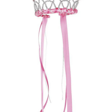Ribbon Tiaras - Dark Pink