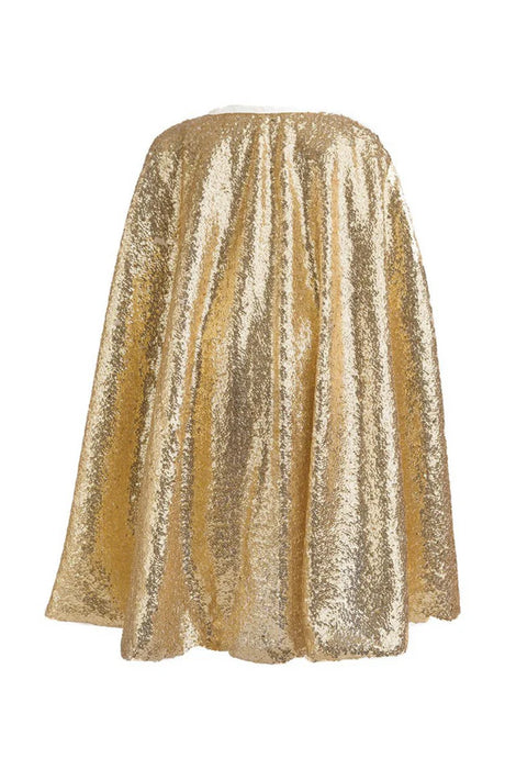 Gracious Gold Sequins Cape