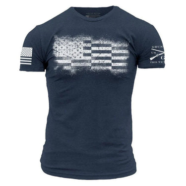 Grunt Style Bar Flag T-Shirt (Midnight Navy) Size XXL