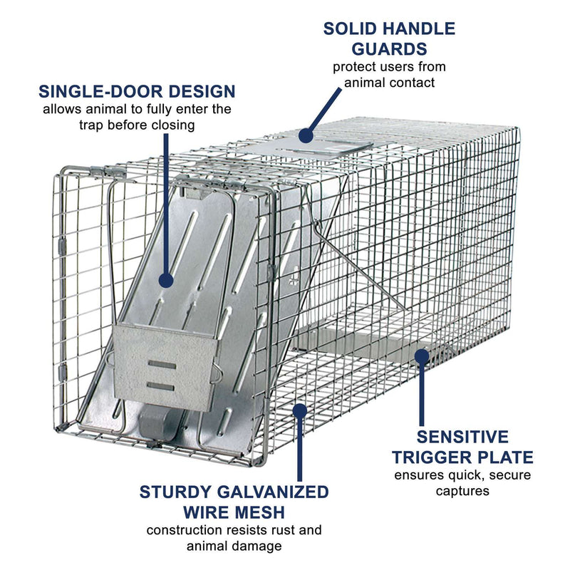 Load image into Gallery viewer, Havahart Large Live Catch Cage Trap For Cats and Raccoons 1 pk
