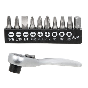 Performance Tool 1/4" Dr. Mini Ratchet w/Bits