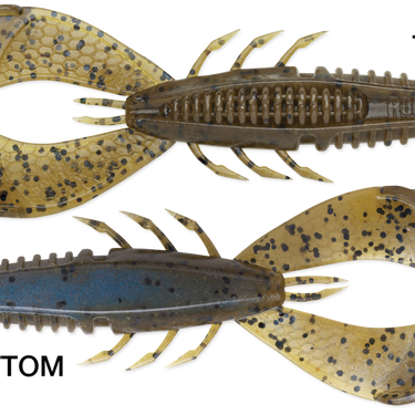Rapala Crush City 3.5" Cleanup Craw™ (Green Pumpkin Blue Pearl)