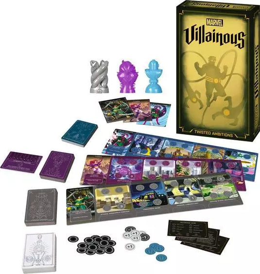 Strategy Game Marvel Villainous: Twisted Ambitions - Game for kids 12 years up