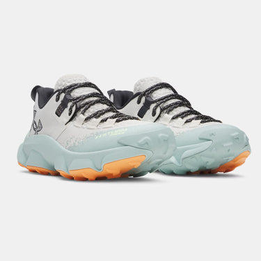 Under Armour Expanse Low Waterproof Women's Trail Running Shoes (White/Enamel Blue/Anthracite) Size 7 1/2