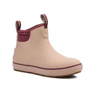 Grundens Women's Deck-Boss Ankle Boots (Dusty Rose) Size 6