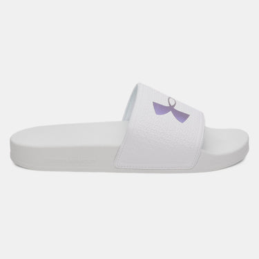 Under Armour ARMR Women's Slides (White/Iridescent) Size 9