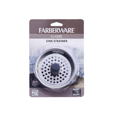 Farberware Chrome Stainless Steel Kitchen Sink Strainer