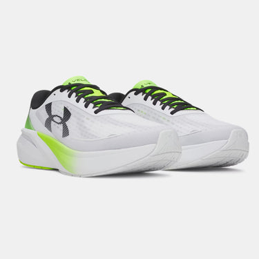 Under Armour Velociti Pace Men's Running Shoes (White/High Vis Yellow/Black) Size 9 1/2