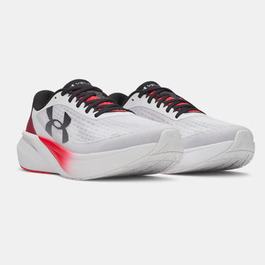 Under Armour Velociti Pace Men's Running Shoes (White/Racer Red/Black) Size 9 1/2
