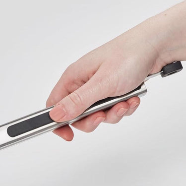 Farberware Silver Silicone/Stainless Steel Tongs