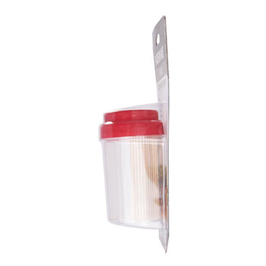 Farberware Multicolored Plastic/Wood Toothpicks With Dispenser