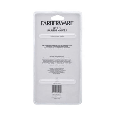 Farberware 3 in. L Stainless Steel Paring Knife Set 4 pc