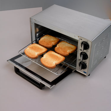 Hamilton Beach Stainless Steel Silver 4 slot Toaster Oven 8.7 in. H X 11.5 in. W X 15 in. D