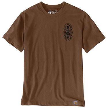 Carhartt Irvine Relaxed Built T-Shirt (Red Duck Heather) Size S