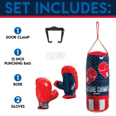 Franklin Sports Future Champs® Mini Punching Bag & Glove Set