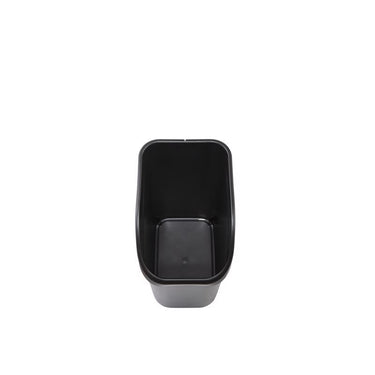 Rubbermaid 9.4 gal Black Resin Under Counter Wastebasket