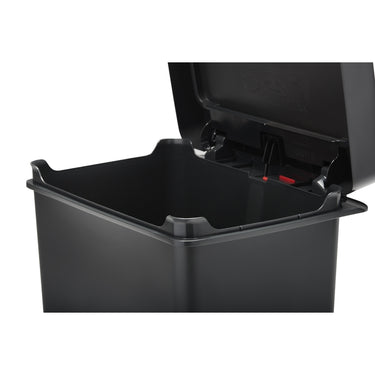 Rubbermaid Premier Series II 13 gal Gray Plastic/Stainless Steel Step On Trash Can