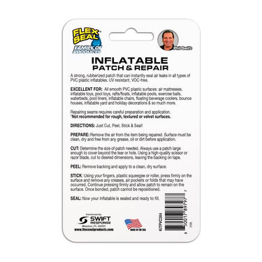 Flex Seal Family of Products Inflatable Patch & Repair 3 in. H X 4 in. L