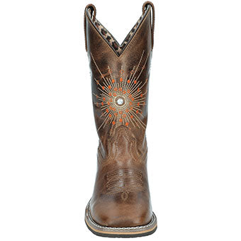 Smoky Mountain Women's Sunburst Western Boots - Brown 7.5