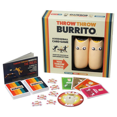 Exploding Kittens Throw Throw Burrito Dodgeball Card Party Game Multicolored