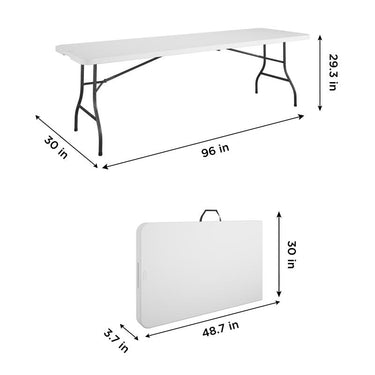 Cosco Casual 30 in. W X 96 in. L Rectangular Folding Buffet Table
