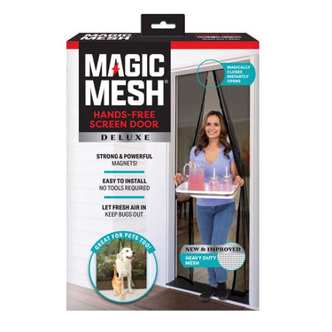 Magic Mesh Hands Free Garage Screen Door 1 pc