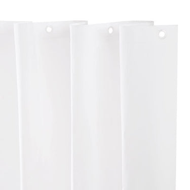 Kenney 72 in. H X 70 in. W White Shower Curtain Liner PEVA