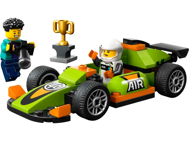 Load image into Gallery viewer, Lego City Green Race Car 56pc
