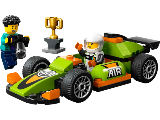 Lego City Green Race Car 56pc