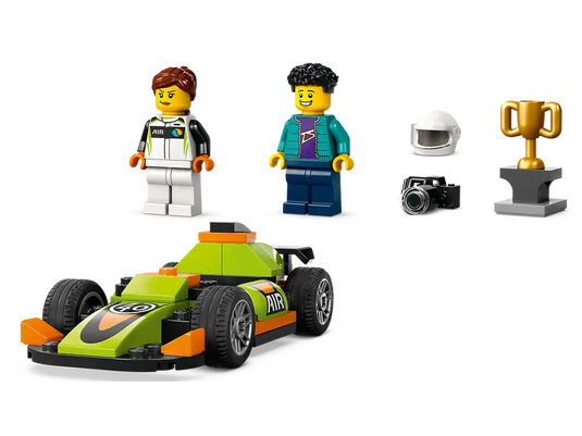 Lego City Green Race Car 56pc